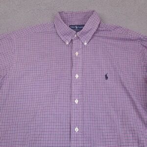 Vintage Ralph Lauren Shirt Mens 16.5‎ 36/37 Yarmouth Multicolor Button Down